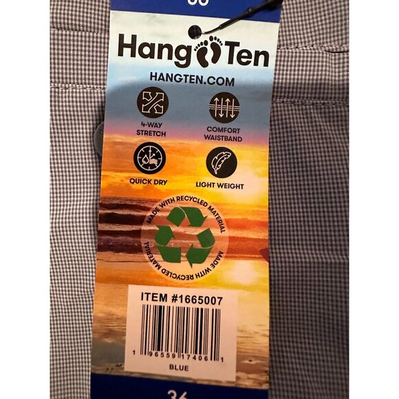 Hang Ten Men’s Shorts – Size 36 – Blue-Gray – NWT - Picture 5 of 11